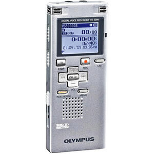 Olympus WS-500M 545 Hours Handheld Digital Voice Recorder SILVER NEW Sealed